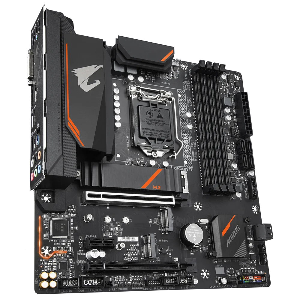 GIGABYTE AORUS B460M PRO GAMING MOTHERBOARD