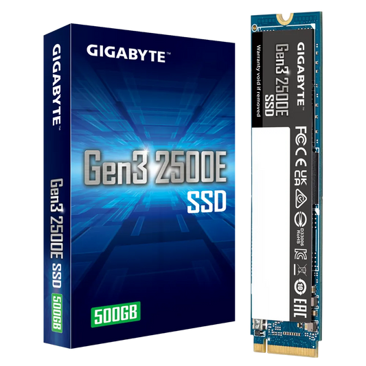 GIGABYTE GEN3 2500E 500GB M.2 PCIe NVME SSD