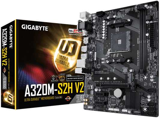 GIGABYTE GA A320M S2H V2, B350