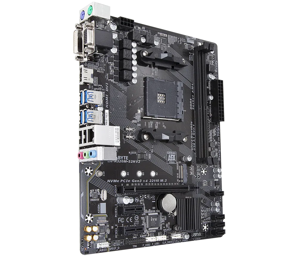 GIGABYTE A320M-S2H V2 MOTHERBOARD