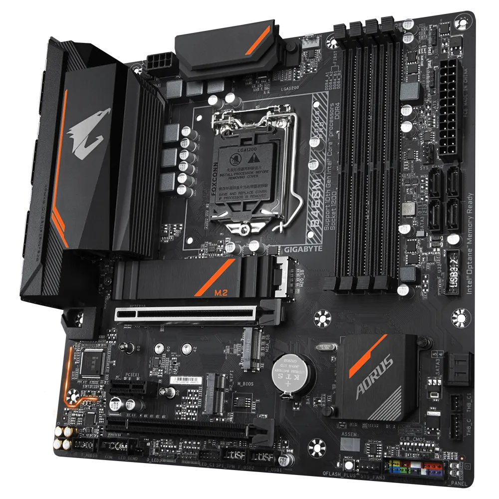 GIGABYTE AORUS B460M PRO GAMING MOTHERBOARD