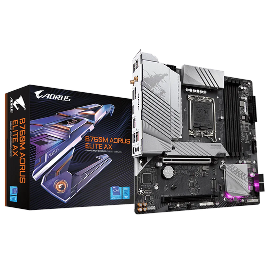 GIGABYTE B760M AORUS ELITE AX DDR5 MOTHERBOARD