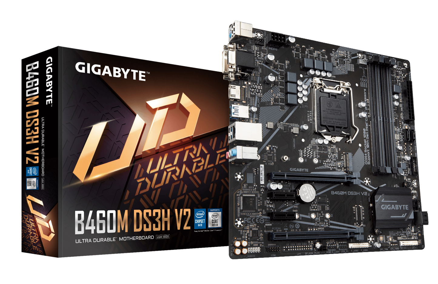 GIGABYTE B460M-DS3H V2/ 2DIMM/ DDR4 MATX