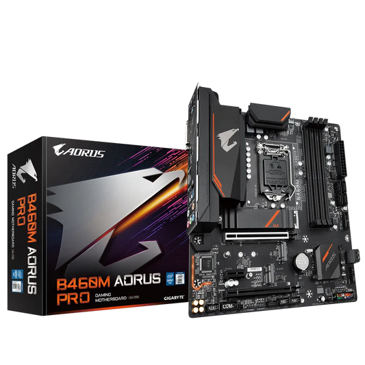 GIGABYTE AORUS B460M PRO GAMING MOTHERBOARD