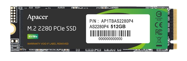 APACER 512GB M.2 AS2280P4