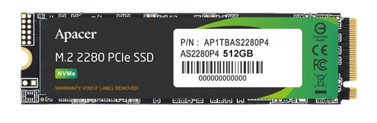 APACER 512GB M.2 AS2280P4