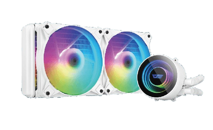 DARKFLASH (DX240) AIO/ARGB LIQUID COOLER WHITE
