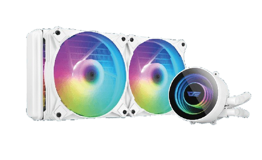 DARKFLASH (DX240) AIO/ARGB LIQUID COOLER WHITE