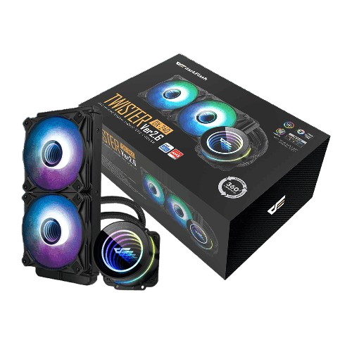 DARKFLASH (DX240) AIO/ARGB LIQUID COOLER BLACK