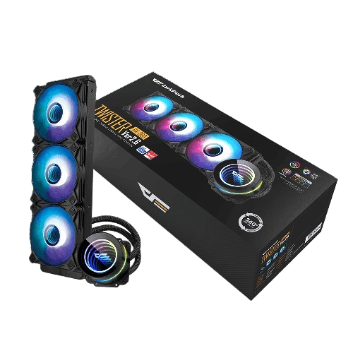 DARKFLASH (DX360 V2.6) AIO/ RGB LIQUID COOLER BLACK