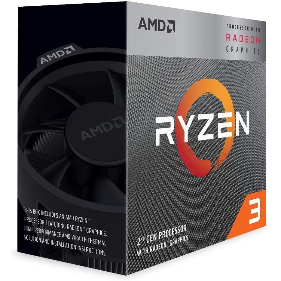AMD RYZEN 3 4300G | 4 Cores | 8 Threads | 3.8 GHz | AM4 | Radeon Vega 6 Graphics | Desktop Processor