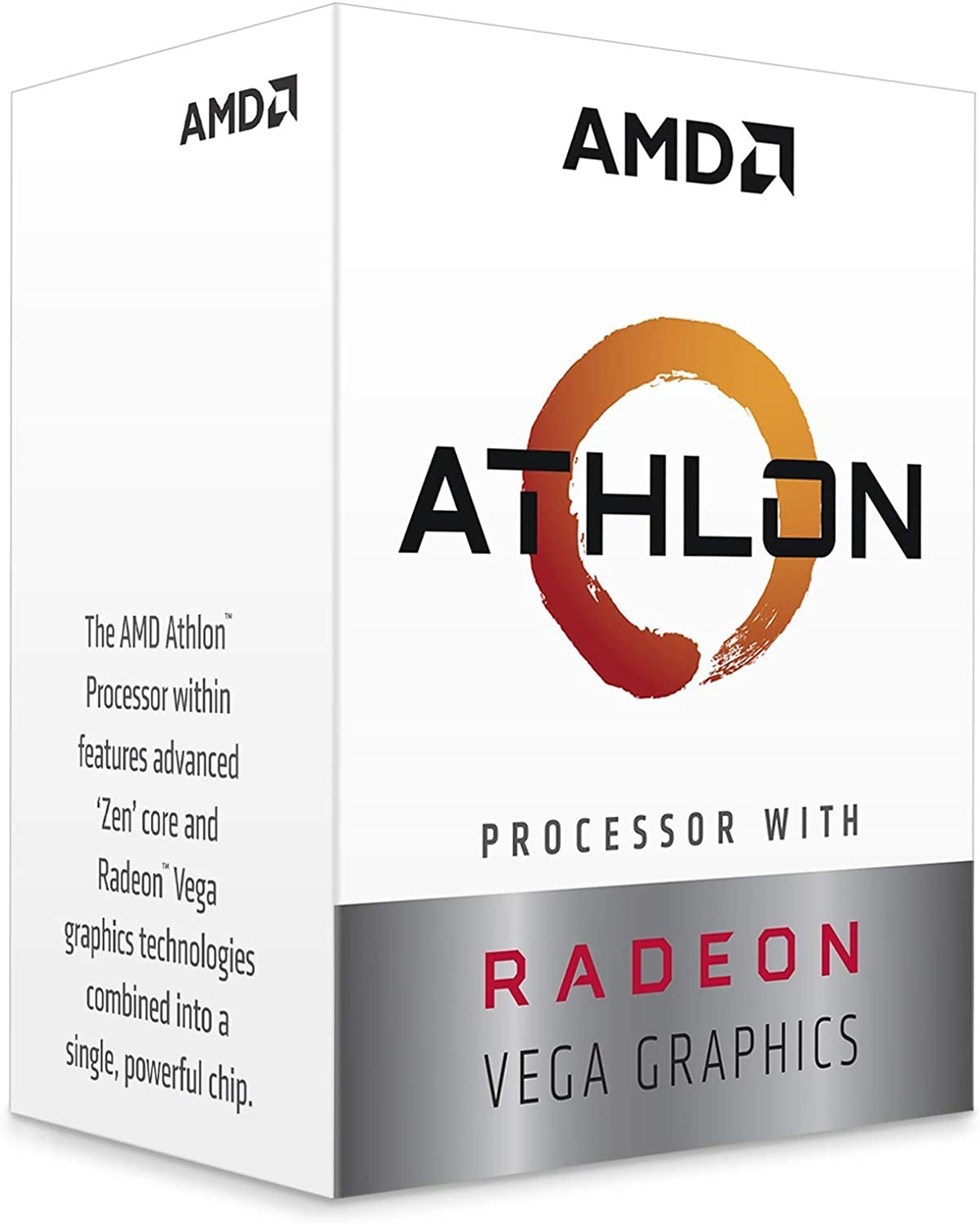 AMD ATHLON 300GE | 2 Cores | 4 Threads | 3.4 GHz | AM4 | Radeon Vega 3 Graphics | Desktop Processor