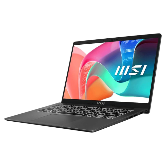 MSI Modern 14 F13MG-025PH Laptop (Platinum Grey) | 14" FHD (1920x1080) IPS | i5-1335U | 16GB RAM | 512GB SSD | Iris Xe Graphics | Windows 11 Home + MS Office Home & Student 2021 + MSI Sleeve Bag GP