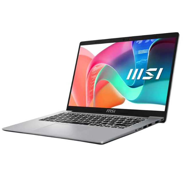 MSI Modern 14 F13MG-032PH Laptop (Urban Silver) | 14" FHD (1920x1080) IPS | i3-1315U | 8GB RAM | 512GB SSD | Intel UHD Graphics | Windows 11 Home + MSI Sleeve Bag GP