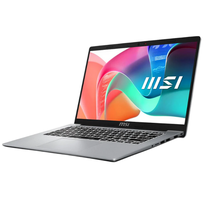 MSI Modern 14 F13MG-032PH Laptop (Urban Silver) | 14" FHD (1920x1080) IPS | i3-1315U | 8GB RAM | 512GB SSD | Intel UHD Graphics | Windows 11 Home + MSI Sleeve Bag GP
