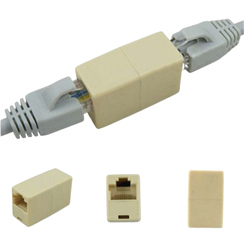 RJ-45 2 HEAD COUPLER 1X1