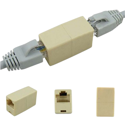 RJ-45 2 HEAD COUPLER 1X1