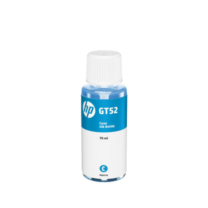 HP GT52 CYAN INK BOTTLE