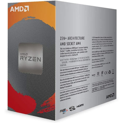 AMD RYZEN 3 3200G | 4 Cores | 4 Threads | 3.6 GHz | AM4 | Radeon Vega 8 Graphics | Desktop Processor