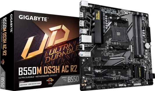 Gigabyte B550M DS3H AC R2 DDR4 Motherboard