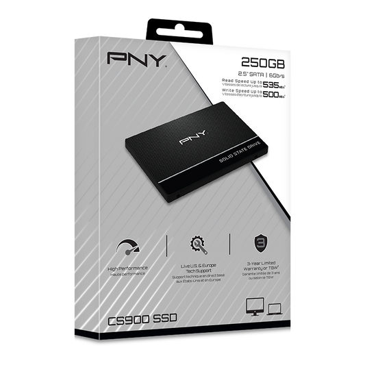 PNY 250GB SSD SATA CS900 2.5"