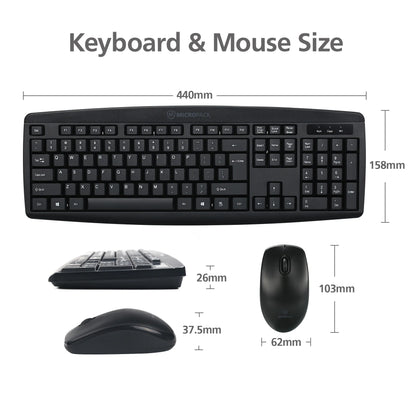 MICROPACK WIRELESS KEYBOARD KM-203W