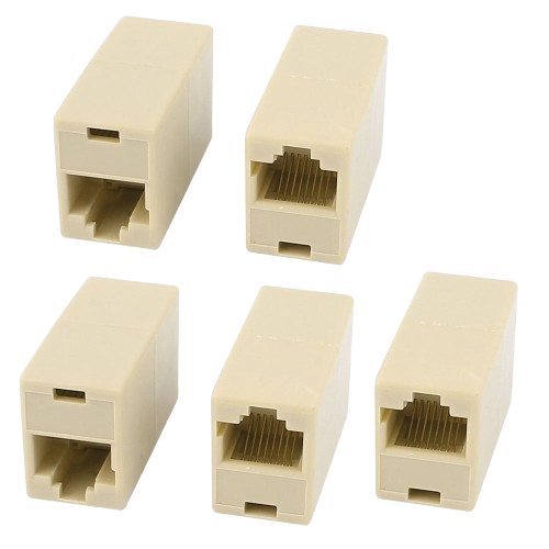 RJ-45 2 HEAD COUPLER 1X1