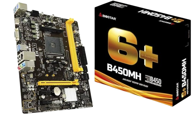 BIOSTAR B450MH MOTHERBOARD
