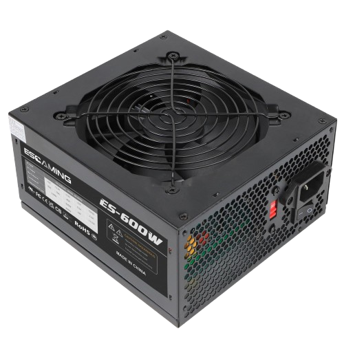 ESGaming 600Watts 80+ PSU