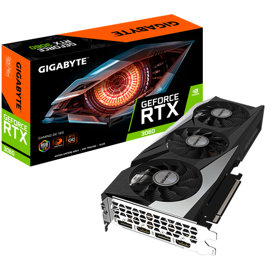 GIGABYTE RTX 3060 GAMING OC 12GB GDDR6