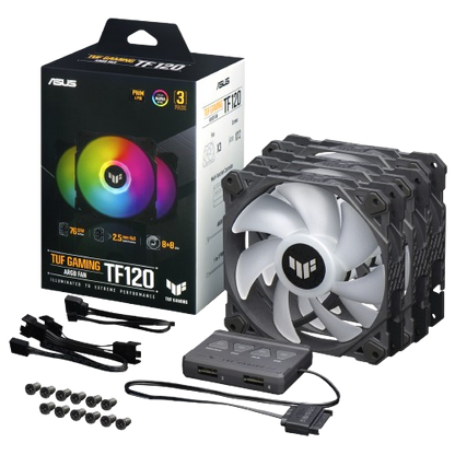 ASUS TUF GAMING TF120 ARGB BLACK 3 IN 1