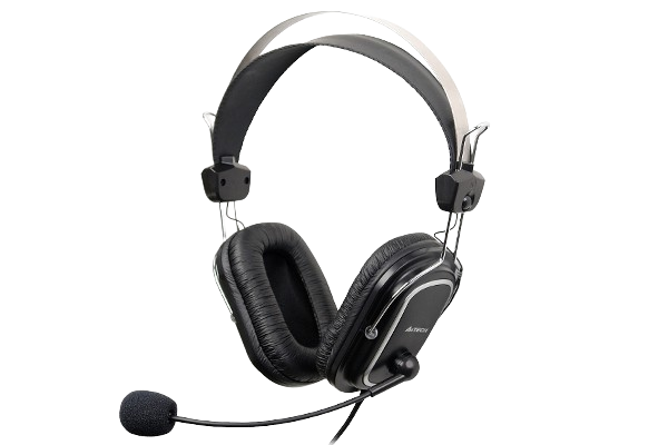 A4TECH HS-50 STEREO HEADSET (BLACK)