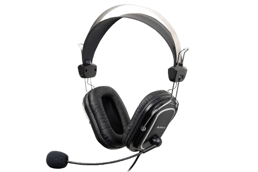 A4TECH HS-50 STEREO HEADSET (BLACK)
