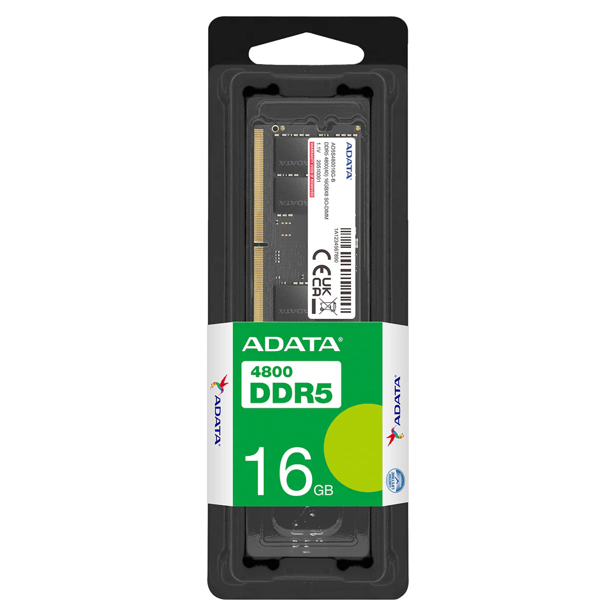 ADATA 16GB DDR5 4800MHZ SODIMM