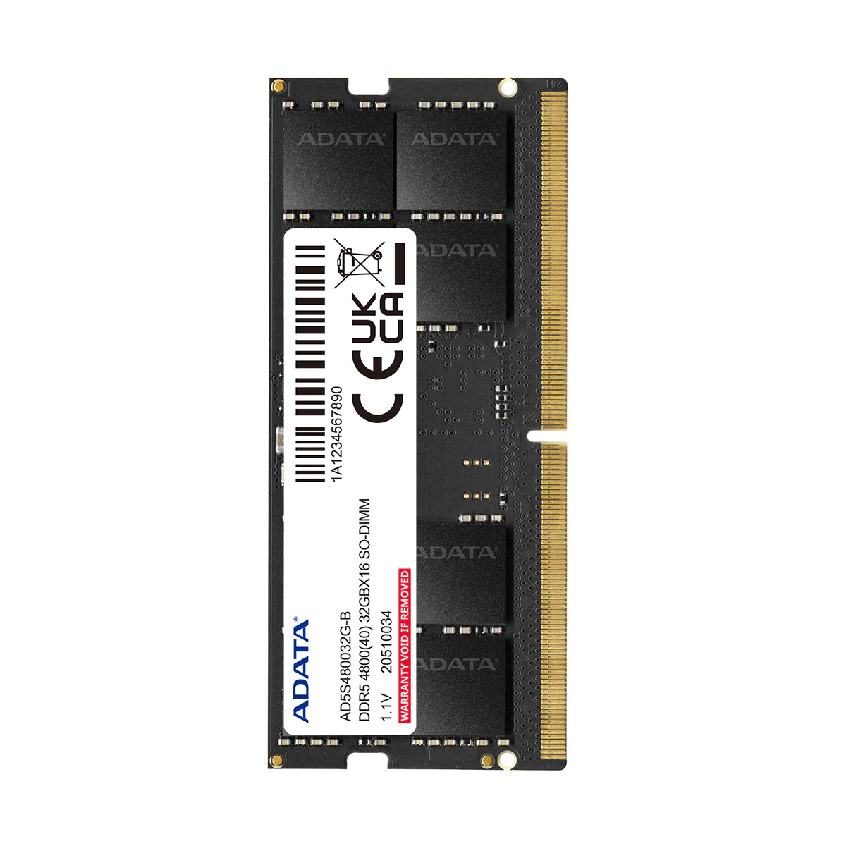 ADATA 16GB DDR5 4800MHZ SODIMM