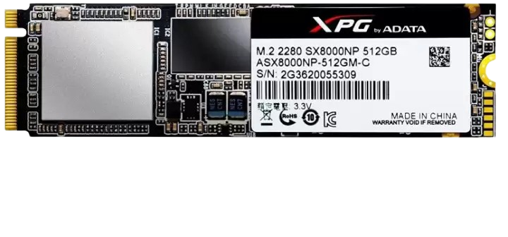 ADATA XPG 5X6000 PRO 512GB PCIe GEN3X4 NVME