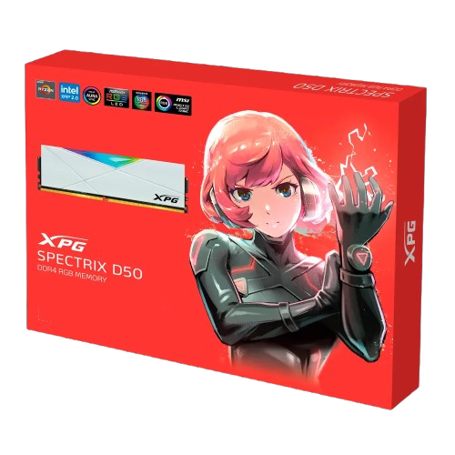 ADATA XPG SPECTRIX D50 RGB 8GB DDR4 3200MHZ WHITE | RAM