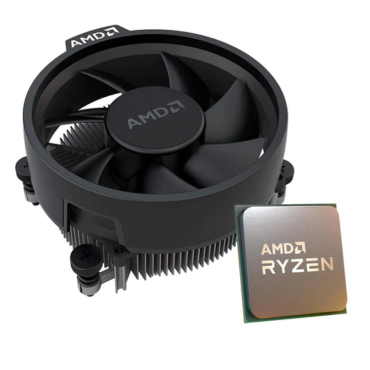 AMD Ryzen 5 5500 6-Core 12-Thread AM4 Desktop Processor with AMD Wraith Cooler MPK
