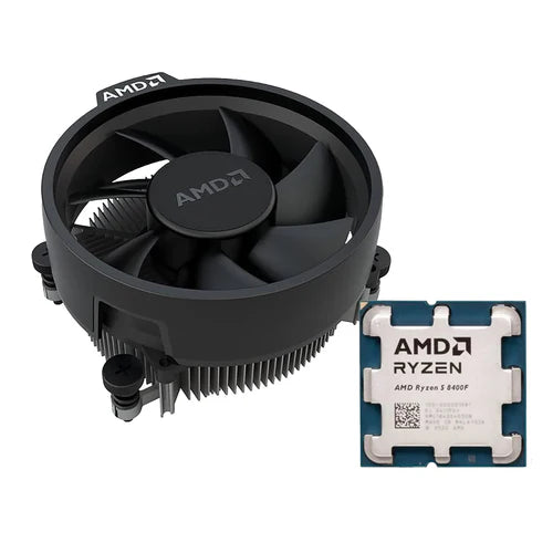 AMD Ryzen 5 8400F Processor with Wraith Stealth Cooler