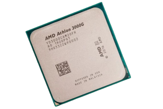 AMD ATHLON 3000G | 2 Cores | 4 Threads | 3.5 GHz | AM4 | Radeon Vega 3 Graphics | Desktop Processor