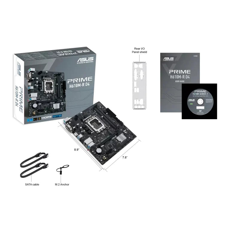 ASUS PRIME H610M-R D4 MOTHERBOARD