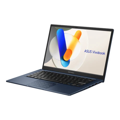 ASUS VIVOBOOK 14X |X1404VA-EB1418WSM	QUITE BLUE	Core™ 5 120U	| 16GB DDR4 + 512GB SSD SHARED | W11 + OFFICE 24+ M365	14" FHD