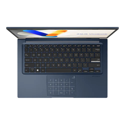 ASUS VIVOBOOK 14X |X1404VA-EB1418WSM	QUITE BLUE	Core™ 5 120U	| 16GB DDR4 + 512GB SSD SHARED | W11 + OFFICE 24+ M365	14" FHD