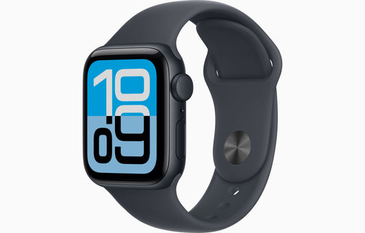 Apple Watch SE GPS 40mm Midnight Aluminium Case with Midnight Sport Band - S/M