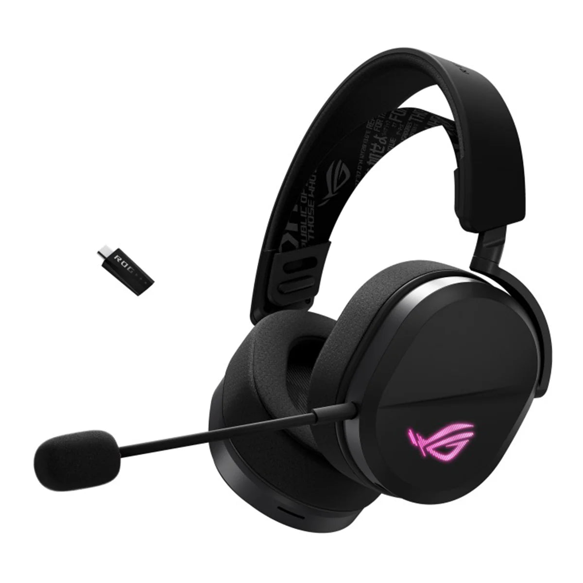 Asus ROG Pelta Tri-Mode RGB Wireless Gaming Headset (Black, White) (A501)