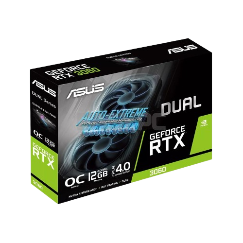 ASUS GEFORCE DUAL RTX 3060-O12G- OC 12GB