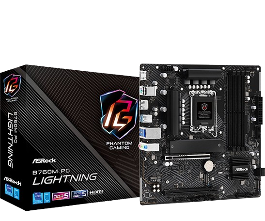 ASROCK B760M PHANTOM GAMING MOTHERBOARD