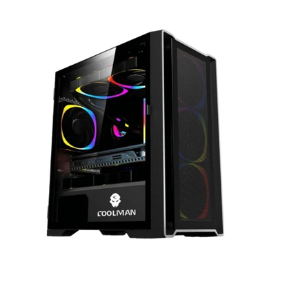 COOLMAN RUBY CASE w/ 3PCS BLACK