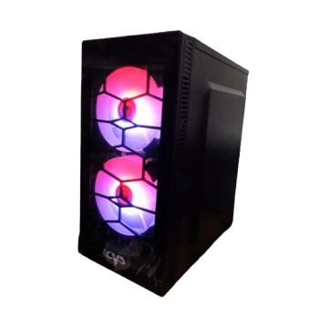 CVS X2604 GAMING COMPUTER CASE WITH TG-SIDE/TG FRONT