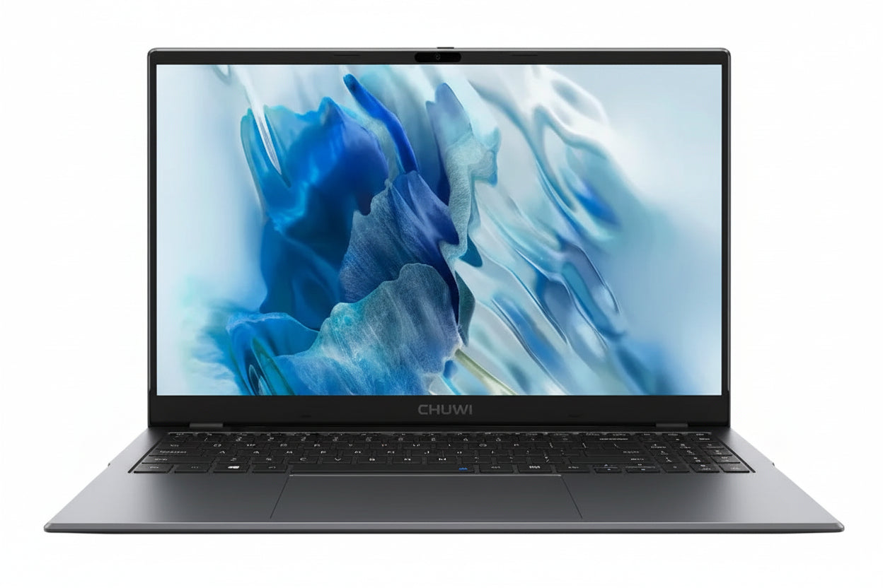 Chuwi Gemibook Plus N150 | Intel Processor N150 | 16GB LPDDR5| 512GB M.2 SSD| 15.6" IPS FHD 1920x1080| Intel UHD | 2.0MP Camera | WiFi 6, BT 5.2 | Windows 11 Home | FREE: Laptop Bag | MS OFFICE 2019 PRO (claiming)